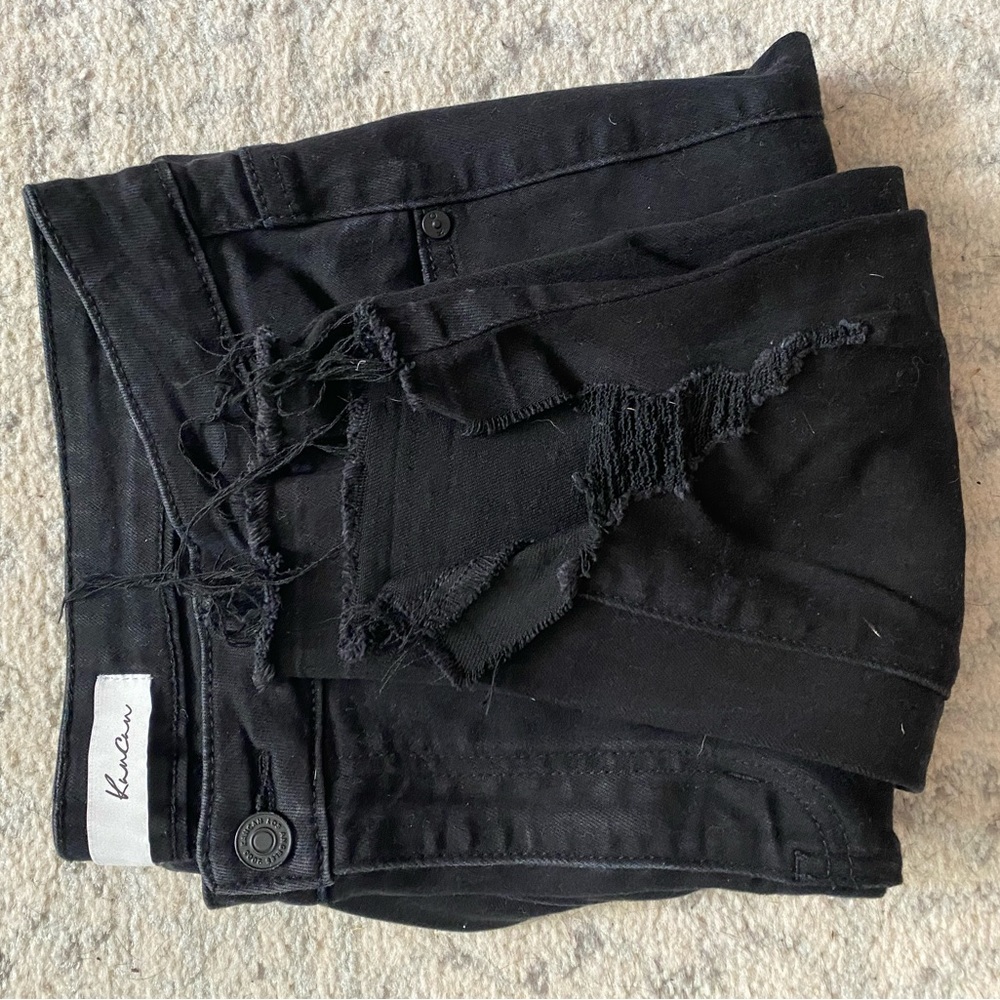 Womens black kancan pants